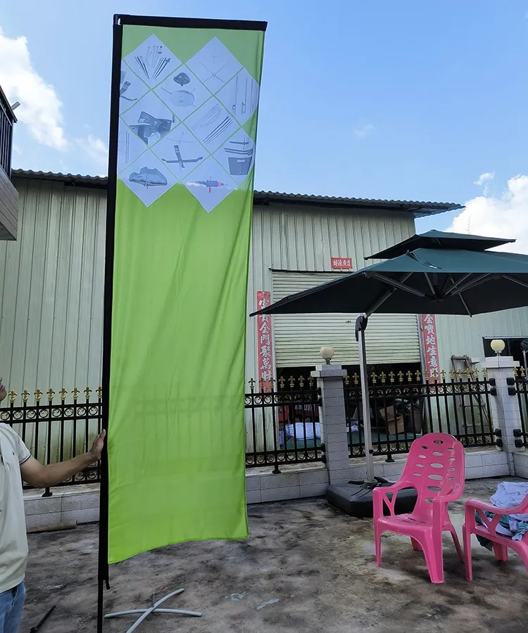Rectangle Beach Flag