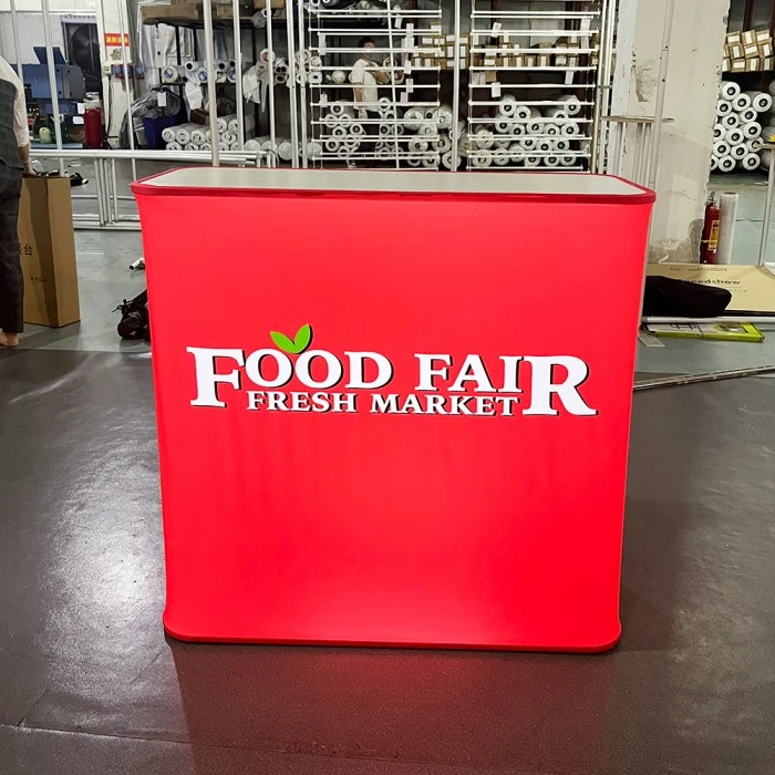 LED téglalap emelhető pult