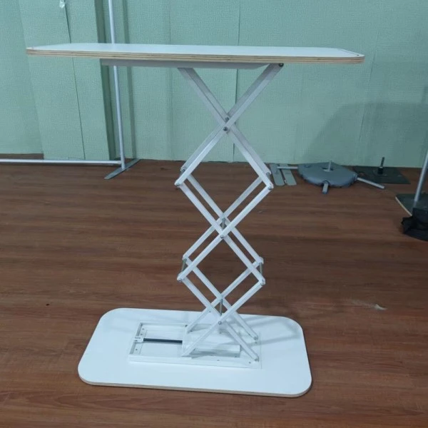 Téglalap emelhető pult